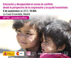 Educacion y discapacidad en zonas de conflicto